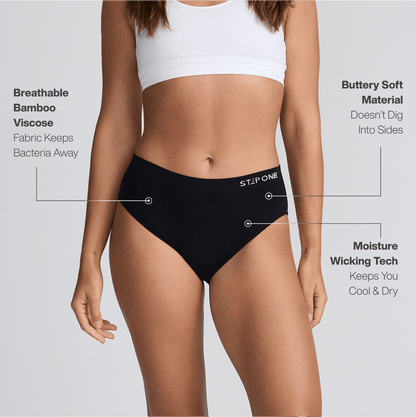 Women's SmoothFit Bikini Brief - Espresso-Tini - Bamboo Underwear