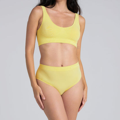 Women's SmoothFit Full Brief - Capri Yellow - Bamboo Underwear