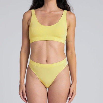 Women's SmoothFit Padded Bra - Capri Yellow - Bamboo Underwear