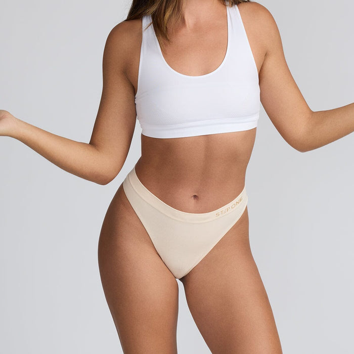 Women's SmoothFit Thong - Chic Champagne - Bamboo Underwear